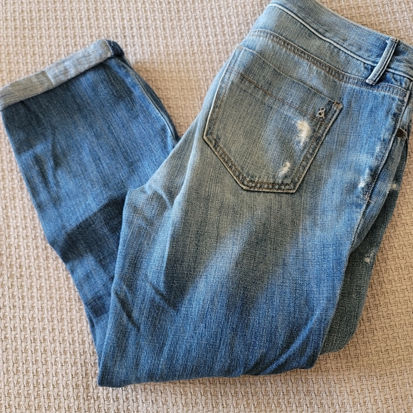 Jean LOFT Boyfriend Taille 6 Pour Femme - Coupe Décontractée, Bleu, Occasion Très Bon état